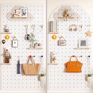Board Rack for Wall Wooden Living Room Entrance Door Customized Wooden Entrance Wall Decoration Soli
