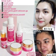 PAKET SKINCARE PEMUTIH WAJAH - CREAM BPOM NR GLOW RJN SKINCARE CEPAT