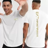 100% Original  Armani Baju-T lelaki Exchange classic original round neck high quality cotton A|X T s