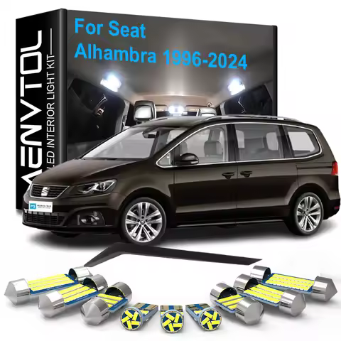 Car LED interior Lights Canbus For Seat Alhambra MK1 MK2 7V9 7N 710 1996 1997 1998 1999 2000 2001 20