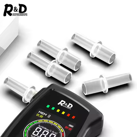 R&D 5pcs/lot Digital Breath Alcohol Tester Breathalyzer's Mouthpieces Blowing Nozzle for RD900 Alcoh
