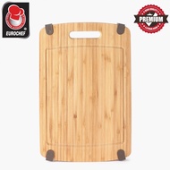 ❏﹉Eurochef Non Slip Bamboo Cutting Board Wooden Food Serving Tray Chopping Board Strong and Durable.