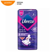 Libresse Long & Wide Fit Night Wing 41cm x 6S