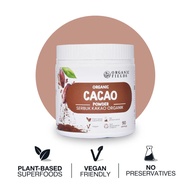 ORGANIC FIELDS Organic Cacao Powder 180g [100% Organic Cacao Powder]