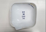 日本代購 Afternoon Tea 品牌對話框造型趣味餐碗 yummy 方碗 餐盤 餐具 瓷碗 瓷器