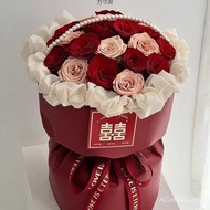 Artificial Flower Engagement Bouquet Flower Bouquet Finished Product for Girlfriend Wholesale Orname