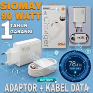 ( COD ) CHARGER + DATA CABLE FOR XIAOMI 90W TURBO CHARGE USB TYPE C MAX 90 WATT 6A