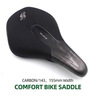 Lightweight carbon fiber saddle Road mountain Bike 143 155 for Men Women Triathlon Tt Saddle Comfort