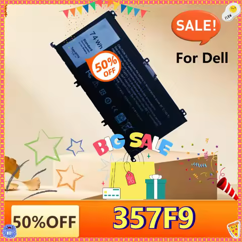 357F9 74Wh Laptop Battery for Dell Inspiron 15 7000 Gaming 5576 5577 7557 7559 7566 7759 7567 P57F P