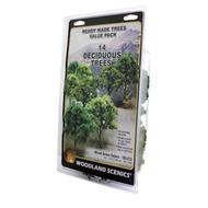 Woodland Scenics Tree Real Green 3-5in 14pk TR1572