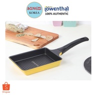 LOWENTHAL Vulkan Coating Rectangular Omelette Egg Pan 20 x 15cm (Yellow)