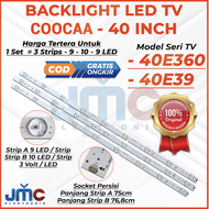 BACKLIGHT TV LED COOCAA 40 INCH 40E360 40E39 LAMPU LED BL KOKA COCA 40 IN 9K 10K 9K 3V