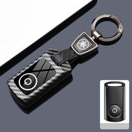 Yamaha NVX 155 NVX V3 NMAX TURBO NMAX TECHMAX XMAX 300 carbon fiber Key Case Cover Accessories