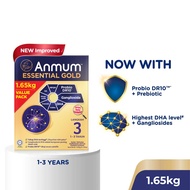 ANMUM Essential Gold Step 3 Children Formula Milk Powder (1 - 3 Years Old) (1.65kg) [Exp 13 Mar 2027