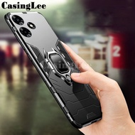 For infinix Hot 30 Case Shockproof Armor Stand with Holder Car Ring Back Cover Casing hp For infinix