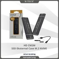 M-TECH Casing SSD NVME M.2 USB3.1 Enclosure SSD NVME