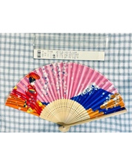 （二手包裝有明顯污漬）［日本旅遊購買］富士山舞妓手持扇子、cosplay道具、服裝道具、舞台劇打扮、角色扮演手持道具（請查看產品詳情細節⬇️及注意事項⚠️）