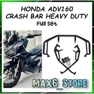 HONDA ADV160 CRASH BAR FULL SET ADV 160 ENGINE GUARD SLIDER adv160 HEAVY DUTY NEWEST DESIGN LATEST DESIGN Adv160 Cover S