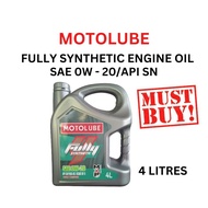 Motolube Fully Synthetic 0W20 Engine Oil
