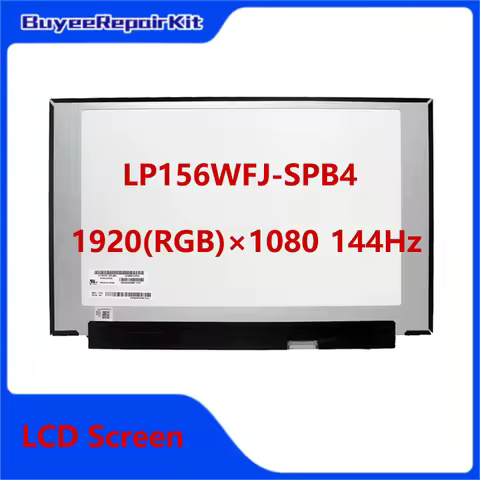 Original New 15.6 Inch 144Hz Laptop LCD Screen LP156WFJ-SPB4 LP156WFJ SPB4 Display Matrix Panel 1920