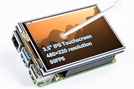 SunFounder 3.5 Inch 480 x 320 Touchscreen IPS LCD SPI Display Monitor with Stylus for Raspberry Pi 5