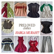 Preloved clothes CLEARANCE/BAJU PRELOVED COMEL/BAJU MURAH/thrifting/CHEAP CLOTHES/branded/cute cloth