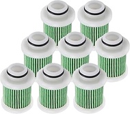 Saihisday 8 Pcs 6D8-24563-00-00 Boat Engine Fuel Filter Element, Replacement for Yamaha LF115 T50 T6