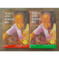 BUKU NYANYIAN SUNYI SEORANG BISU JILID 1-2 PRAMOEDYA ANANTA