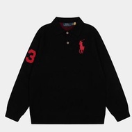 Ralph Lauren 秋冬大馬刺繡Logo針織翻領POLO毛衣外套