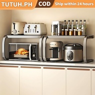 9.9 Kitchen Microwave Oven Rack Dish & Spice Organizer Space-Saving para sa Maliliit na Bahay