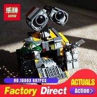 687Pcs Lepin 16003  Idea Robot WALL E Building Set Kits Toys  INGlys Educational Bricks Blocks Bring