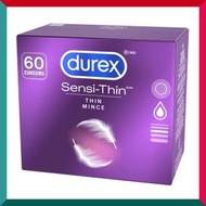杜蕾斯 - Durex Sensi-thin 超薄安全套60個新包裝 超薄潤滑 私隱保護 新包裝