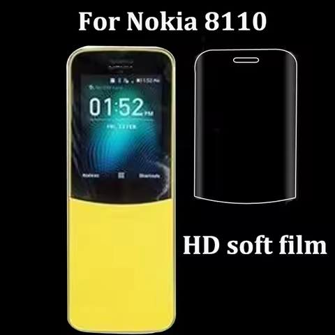 For Nokia 8110 Case ultra thin HD Soft Screen Protector Film For Nokia TA-1059 Shell Screen Protecti