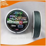 [HCM]Dây Câu Cá Siêu Bền Dây Braid PE Pro Hunter cuộn 100m