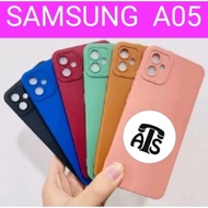 Softcase Procamera Silicone Macaron Silicone Soft Case Casing Skin Handphone Samsung A05 Mobile Phon