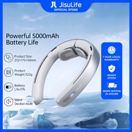 JISULIFE NeckFan Pro1 5000mAh Bladeless Fan 100 Speed Option Turbo Surround Comfort Flexible Materia
