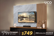 UCO 6FT HANGING TV CONSOLE (HTC002 MARBLE COLOUR)