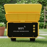 Solar-Powered 2-Zone WiFi Smart Irrigation Timer, App-Controlled Automatic Garden Watering System, 1