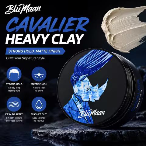 Hair Styling Pomade & Gel for Men - Strong Hold Restoring Ointment, Long Lasting Hair Wax with Natur