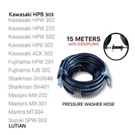 Kawasaki and Fujihama Pressure Washer Hose 5 METERS / 10 Meters / 15 Meters