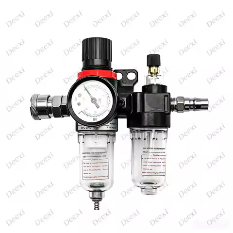 AFC2000 AFR2000 + AL2000 G1/4 Air Compressor Oil And Water Separator Air Filter Pressure Reduction V