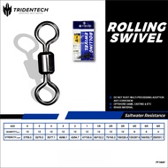 Tridentech Rolling Swivel Fishing Size. 5 Contents 12pcs 45Kg/90Lbs - TT1069