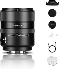 7artisans AutoFocus 24mm F1.8 Full Frame Lens,F1.8 Large Aperture,Support Automatic/Manual Compatibl