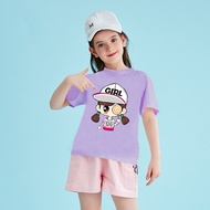 Blouse Baby Girl Girls Short Sleeve T Shirt Unisex Kids Tshirt Baju T Shirt Budak Perempuan 星期T Anime T-Shirt