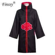 Naruto Cosplay Costume Akatsuki Cloak Uchiha Itachi Shari