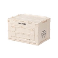 BLACKDOG BD-SNX001 50L PP折疊收納箱 - 米白 | 兩側開門 | 20KG承重