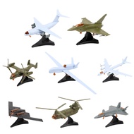 Mini Plastic Toy 8 Styles Airplane Assembly Model J-20 Y-20 RQ-4A EF-2000 TY-95 B-2 V-22 CH-47 Fight
