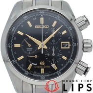 二手精工 Grand Grand Seiko Spring Drive 計時碼表，43.5毫米，型號 SBGC005/9R86-0AC0，鈦金屬男士腕錶，黑色，拋光，成色極佳