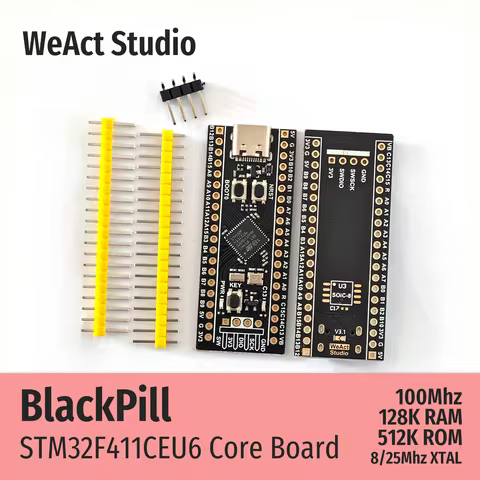 WeAct BlackPill STM32F411CEU6 STM32F411 STM32F4 STM32 Core Board Learning Board Development Micropyt