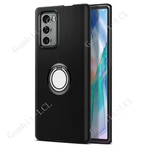For LG Wing 5G LMF100N, LM-F100N, LM-F100V, LM-F100 Back Ring Holder Bracket Phone Case Soft Silicon